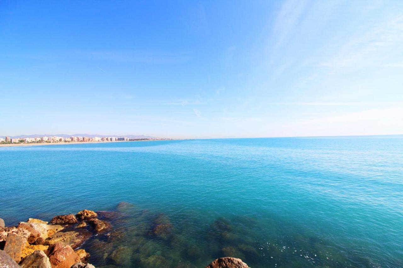 Global Properties, Bonito Apartamento En Urbanizacion Ciudad Mar Sagunto Kültér fotó
