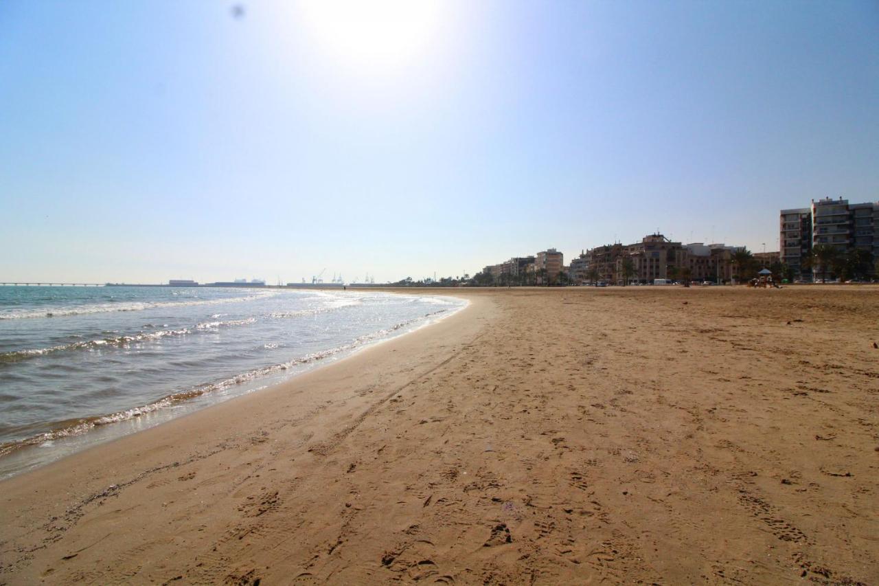 Global Properties, Bonito Apartamento En Urbanizacion Ciudad Mar Sagunto Kültér fotó