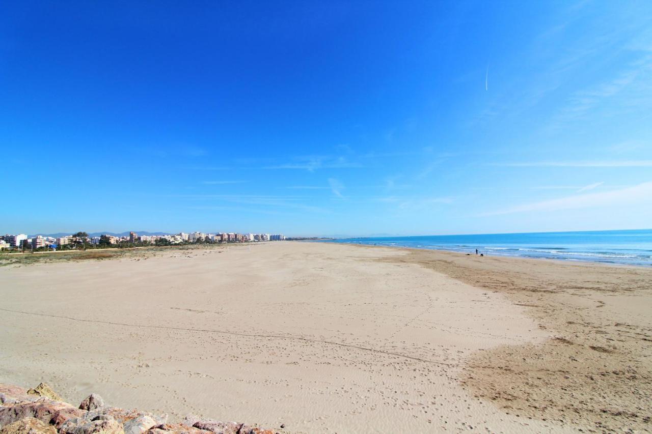 Global Properties, Bonito Apartamento En Urbanizacion Ciudad Mar Sagunto Kültér fotó